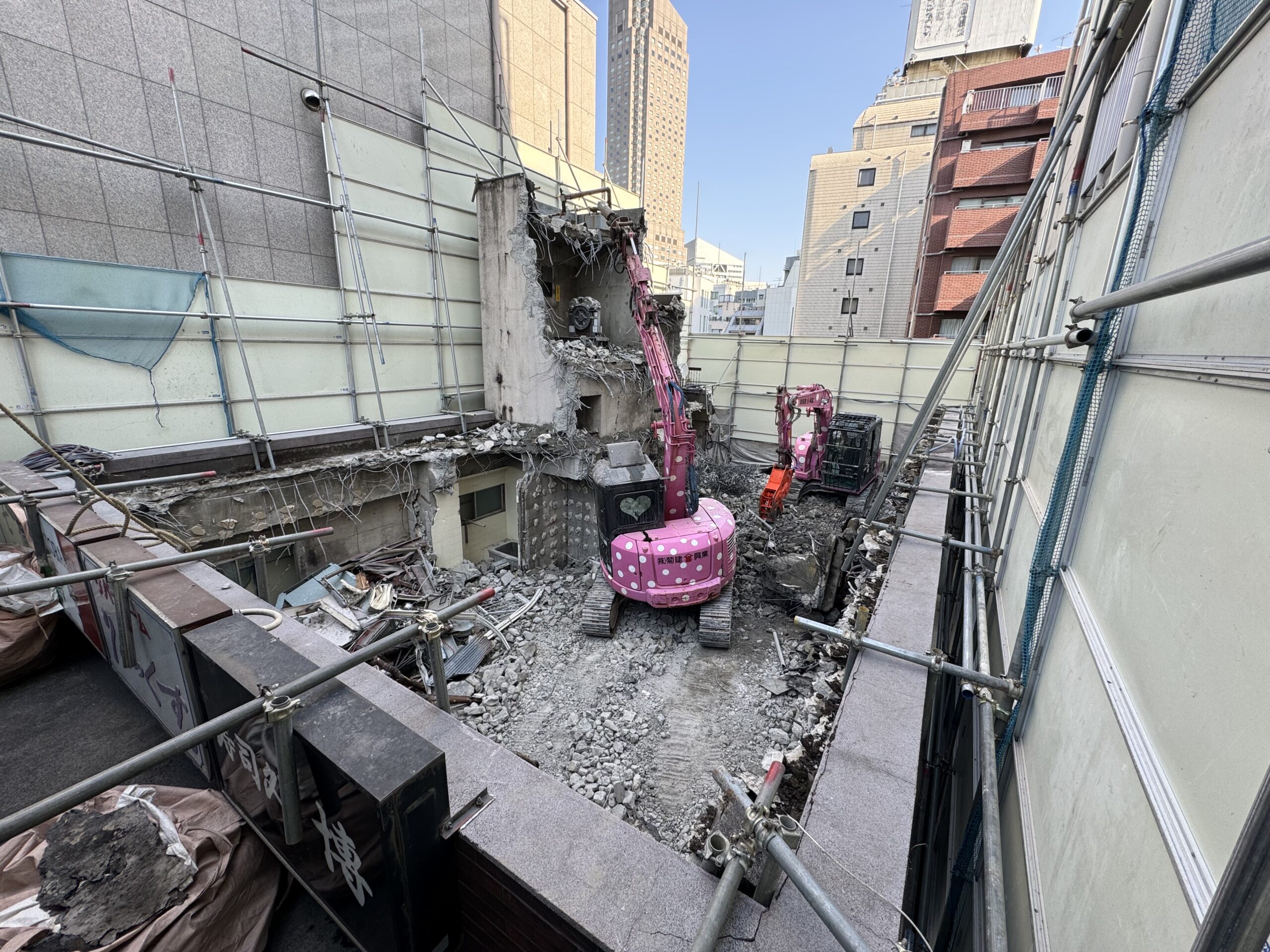 和田ビル解体工事（MEFULL渋谷道玄坂既存建物）